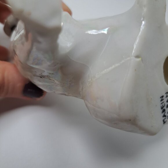 Lusterware Ceramic Dog Figurine Cocker Spaniel White Collectible Vintage - Picture 4 of 16